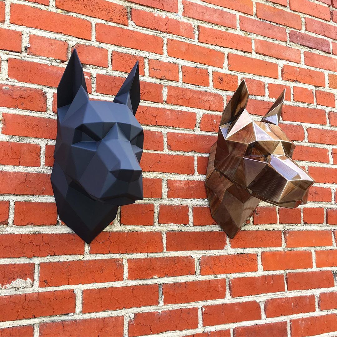AshmoreWelding's tweet photo. #Welded #DogHeads by #AndreyKazancev. 
#notmyimage https://t.co/xyVi7Dc778