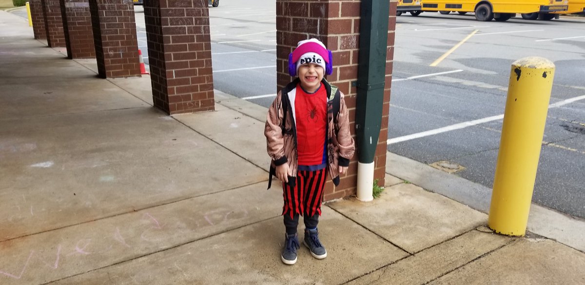 Lewis_Lit's tweet photo. Our TCE Eagles went all out for Wacky Wednesday! @TCEeagles #WeAreTCE #celebratereading https://t.co/Te6jP3Uz8k