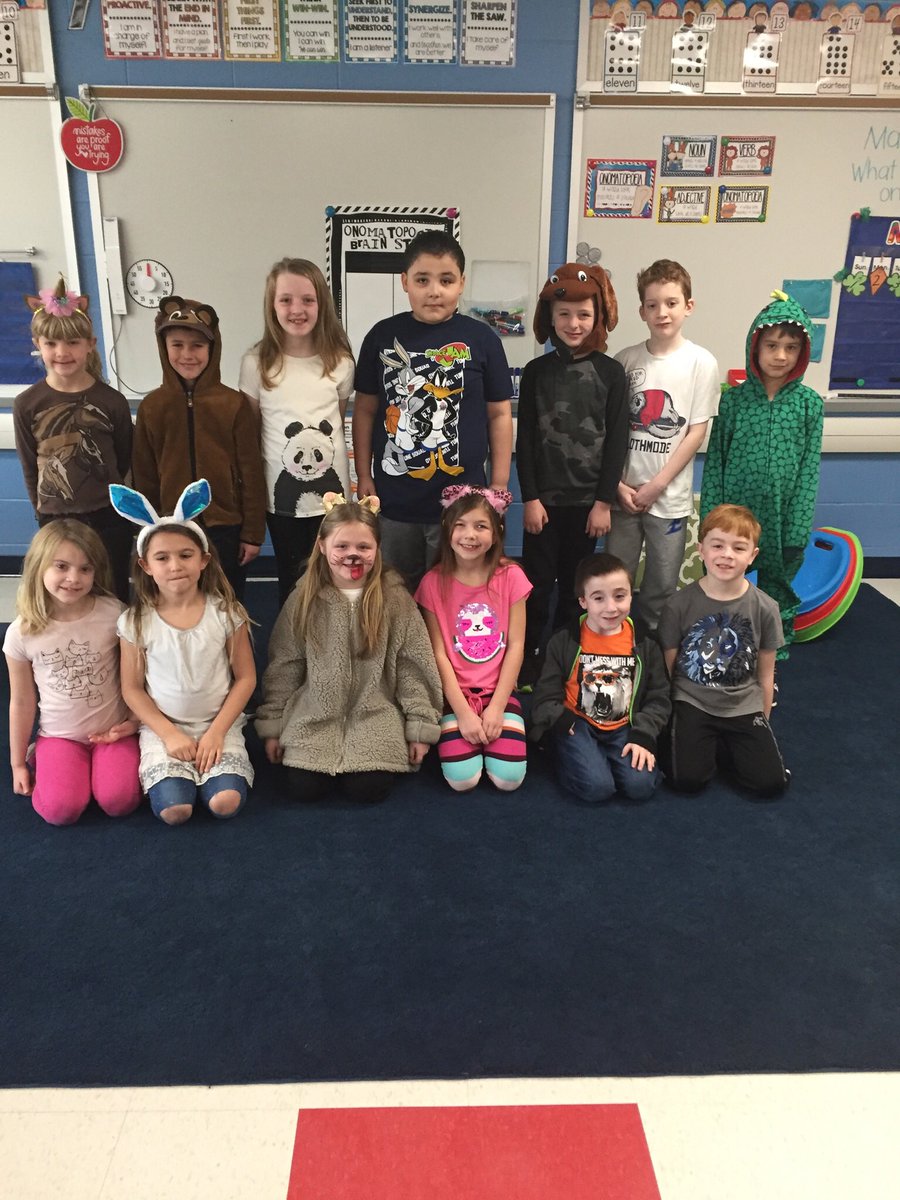 AndreaStyer's tweet photo. Animal Day for Dr. Seuss week.#ReadAcrossAmerica2020 https://t.co/ah2wkvsPHk