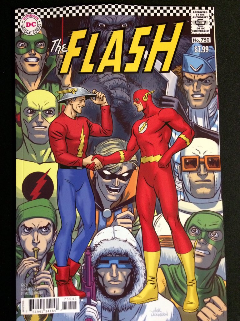 FGC_CleverFox's tweet photo. Which #Flash750 cover did everyone go with? I chose @NickDerington's 1960s variant. I really like the Manapul and Dell'Otto variants as well. Can't go wrong with any of them tbh. ⚡️ #NCBD #TheFlash https://t.co/YdP6AGCJSM