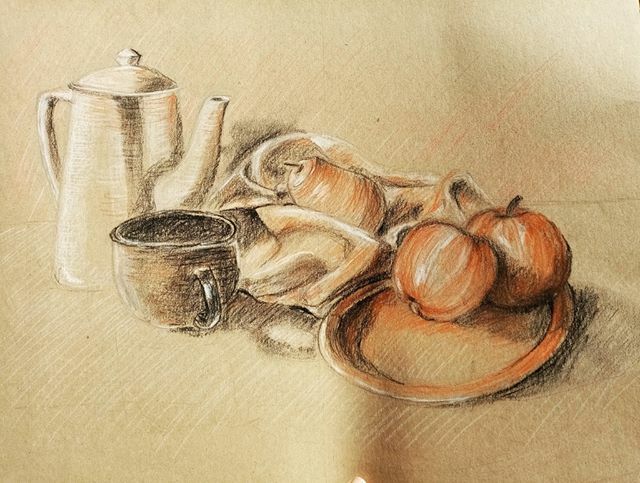 ale_banchu's tweet photo. Bodegón.
Si lo ven de muuuuuuuy lejos se ve más mejor
La verdad siempre había evitado aprender a dibujar d ella manera atradicional ya saben empezando solo con formas pero la verdad es que lo estoy disfrutando mucho. 🤫
.
.
.
#art #traditionalaet #cre… https://t.co/irdoXCwzNU https://t.co/qqecFKC2JA