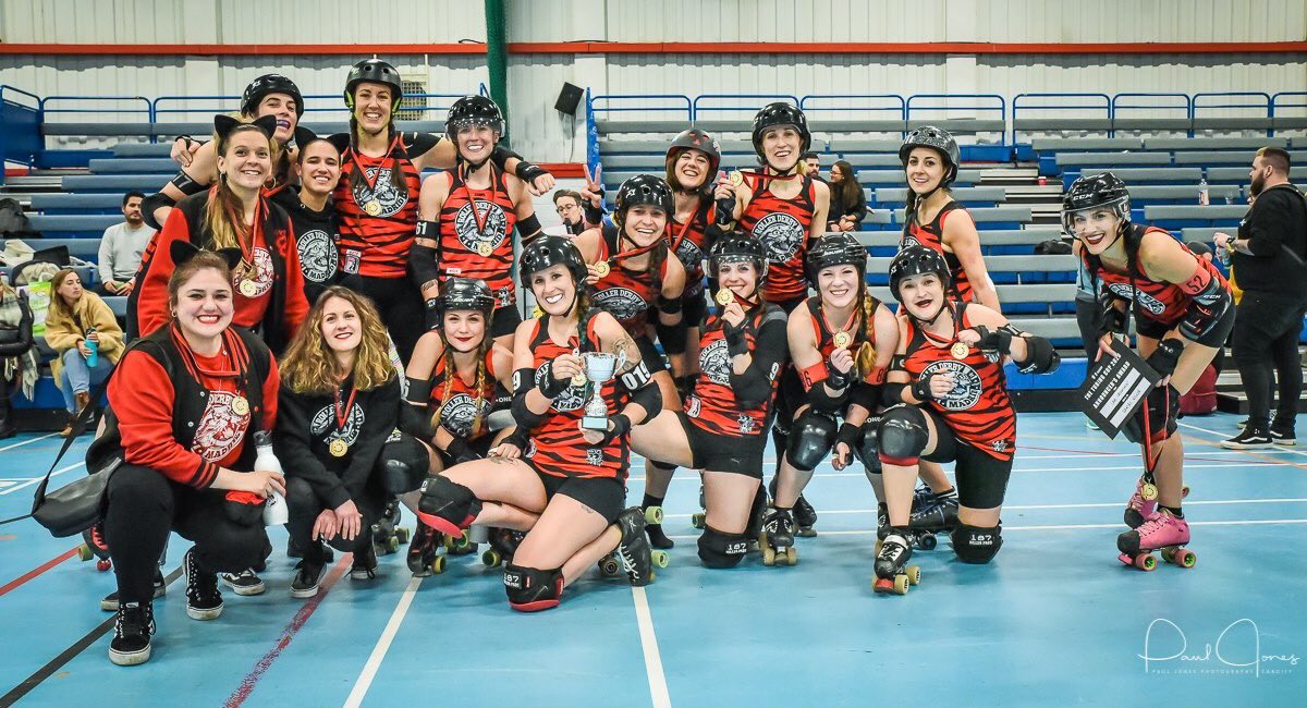 rderbymadrid's tweet photo. 1st Place! π₯π
Thank you so much @rebellionrd for organizing and for the incredibles games, thanks also @AMSRollerDerby @NamurRG and all the Officials, NSO and volunteers that made it possible.β€οΈ
#TuringCup2020 #rollerderby #derbytwitter #skatelikeagirl
#PaulJonesPhotography https://t.co/3FzzioIbSi