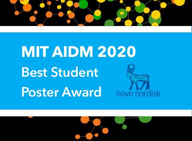 AIHealthMIT's tweet photo. We are excited to announce the @novonordisk  Best AIDM Poster Award. The winner is the poster "Predicting the Impact of Somatic Mutations Using Cell Painting” by. Juan Caicedo, @snhantau, @aliceb_phd, Angela Brooks, @boehmjesse, @DrAnneCarpenter https://t.co/sxS84FLaCd
