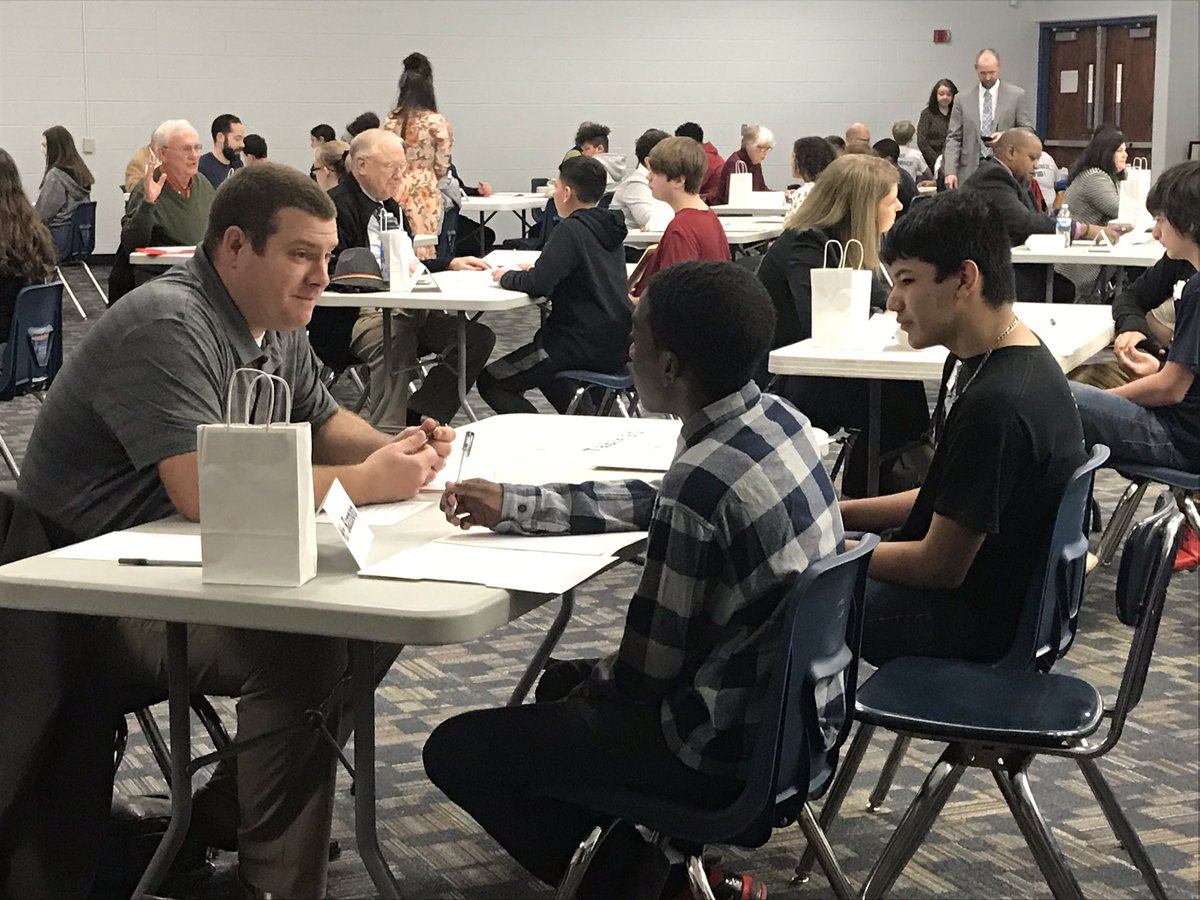 MrsHinckleymath's tweet photo. THIS is what planning, preparation, and organization can do. Way to #BeExeptional today @BinghamBears with the 7th grade mock interviews! #BeYouBeDeterminedBeAVID Thankful for @adrianenew @CindyStephens33 @sarahpe35722385 https://t.co/O26DiIwlwL