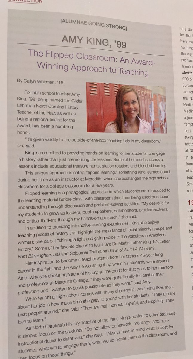 kinghistorycchs's tweet photo. Thank you @MeredithCollege 😇
#MCEdu #GoingStrong #Alumna https://t.co/5THTMHWEvv