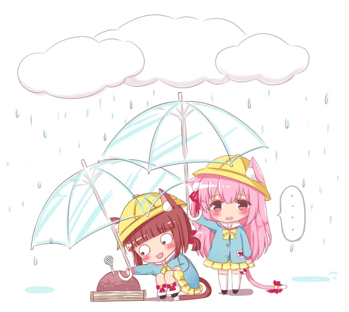 もくもくもくようび〜
今週はあまり天気がよくないのかな☁️☁️

#アズールレーン 