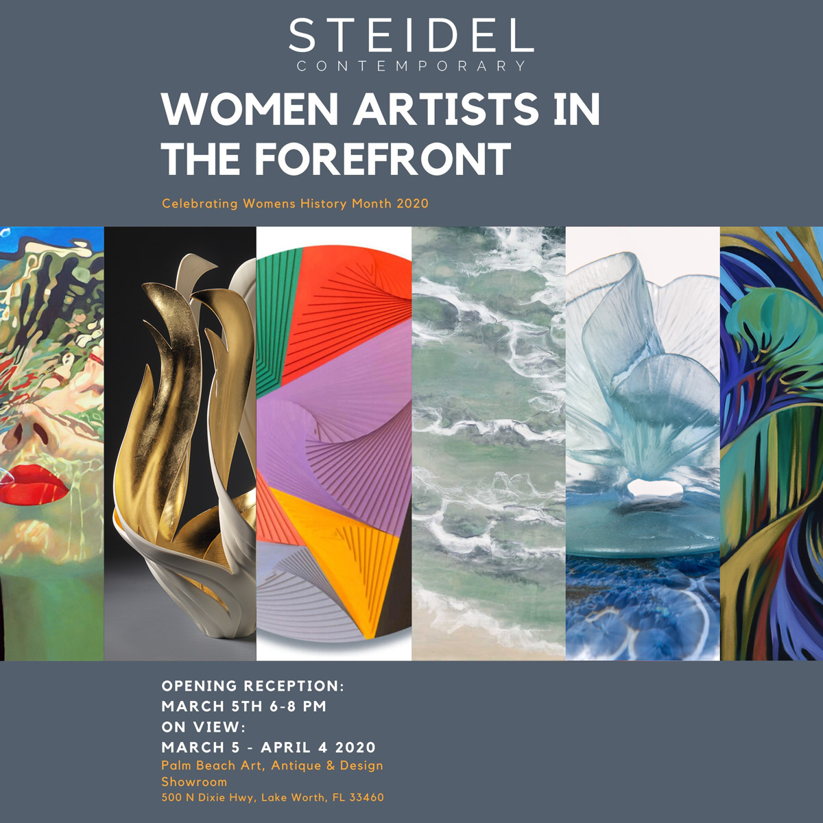 steidelfineart's tweet photo. Join us Tomorrow Evening for our Women Artists at the Forefront March Exhibition - https://t.co/DdgoLicarV https://t.co/2SurW2kAQJ