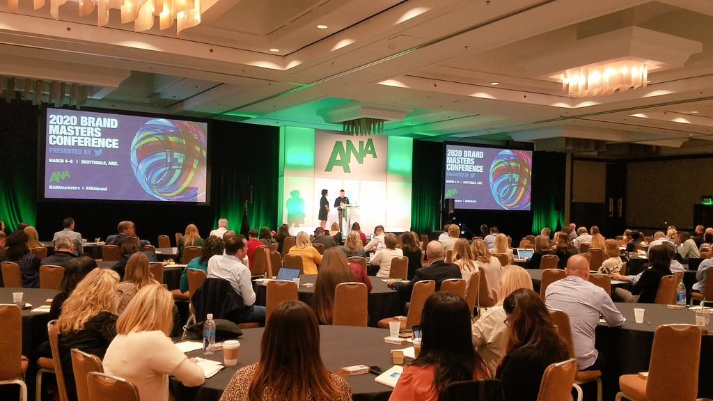 ANAmarketers's tweet photo. Some of the best marketing minds in the world are filling up the room here on Day 1 of #ANAbrand https://t.co/vflRqGBkjs
