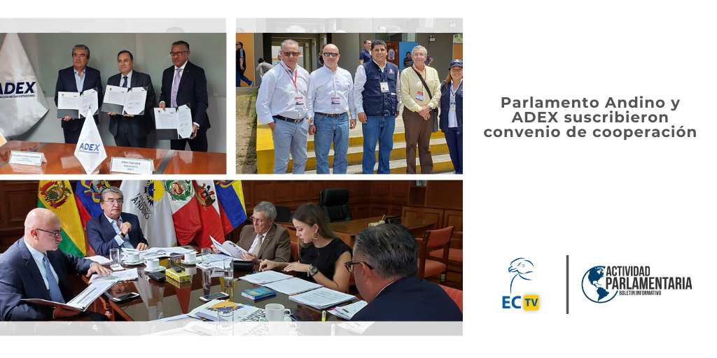 Parlandino's tweet photo. #ActividadParlamentaria | Te invitamos a ver en nuestro #Canal #ElCóndorTV el balance general sobre las #SesionesPlenarias de #Enero, allí encontrarás información sobre los pronunciamientos aprobados y otras actividades de los #ParlamentariosAndinos. https://t.co/M9VeZLtiiY https://t.co/rTAwxt4KE3