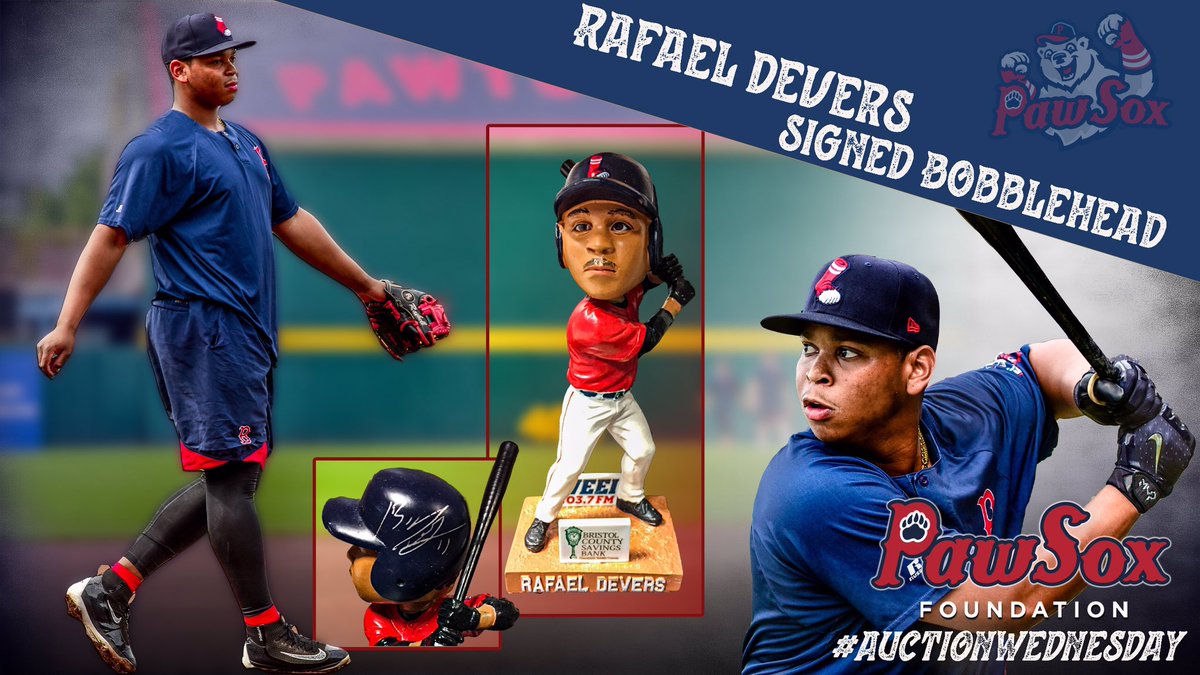 PawSox's tweet photo. Carita’s 2019 stats: .311, 32 HR, 115 RBI
What will he do this year? 🤷♂️
Start bidding on his autographed bobblehead today! https://t.co/iLPTiaGlF9
#AuctionWednesday https://t.co/DX0VhFcUIP