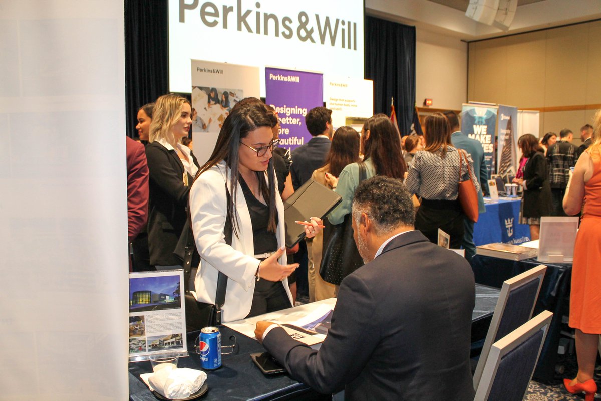 fiuarchitecture's tweet photo. Another successful #CareerFair for the books! ✅ Thank you to all the participating employers for offering our architecture, interior architecture and landscape architecture students an opportunity to advance their careers. Check out event photos here: https://t.co/RzGVEhyIaP https://t.co/BoRdMGIIvW