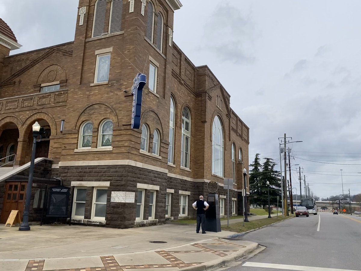 SergioMirandaUS's tweet photo. Visited a piece of history in #BirminghamAl 16th St Baptist Church: a witness to man’s capacity for hate, endurance and ultimately forgiveness. https://t.co/3USJDIgcw1