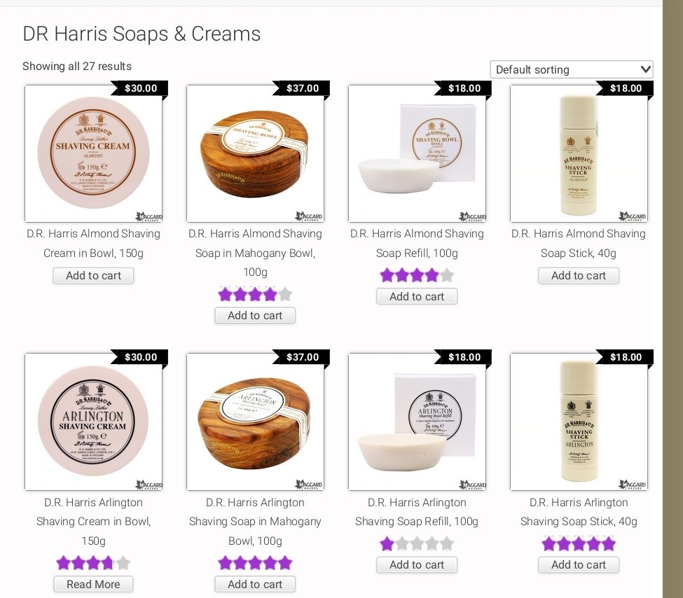 DR Harris is an old standby that's the last British brand to be still milling their own hard soap