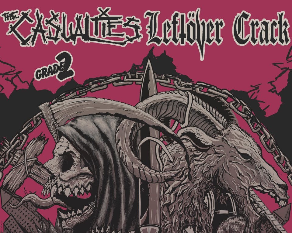 Who doesn't love Leftover Crack ... and The Casualties?! You can get your tickets in our coffee shop WITHOUT fees! Save the extra few dollars for a new butt patch at the merch booth.