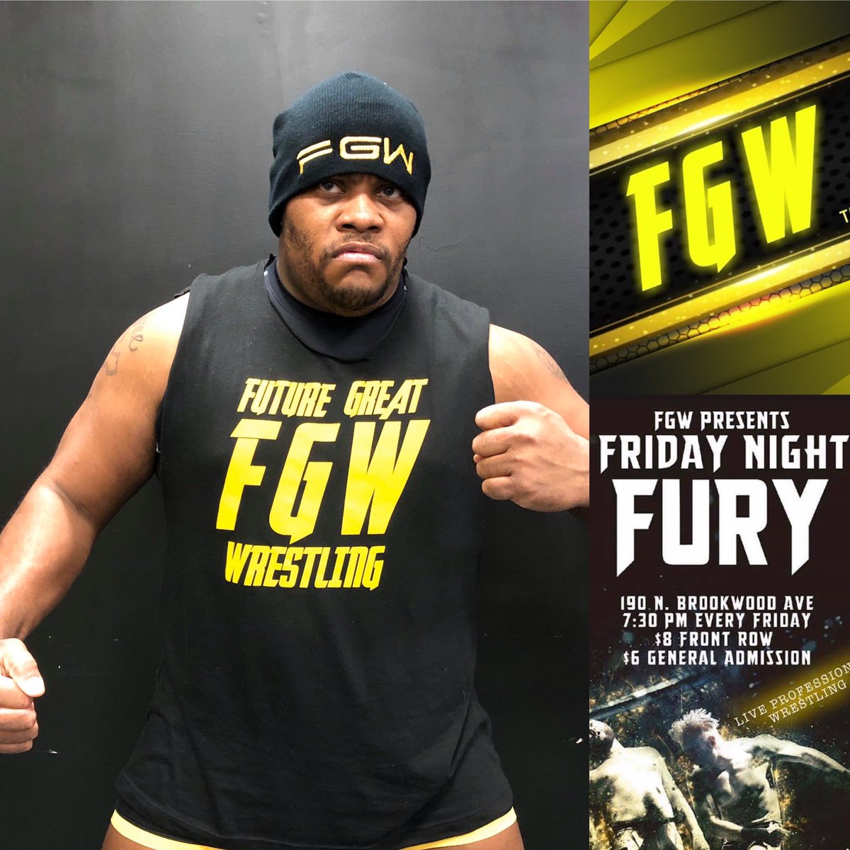 JuggernautJax23's tweet photo. Witness #TheNextBigThing @JuggernautJax23 In Action Every Week When @TheFGW Presents #FridayNightFury !!! #TrainDestroyRepeat #JuggernautJax #295lbJuggernaut #HawkArmy #ProfessionalWrestling https://t.co/ghj84K3CXO