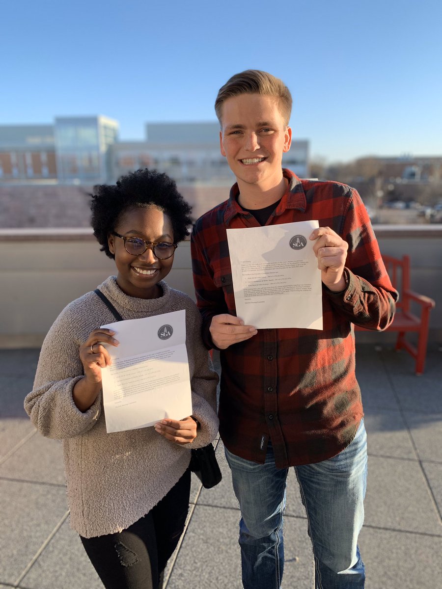 We are proud to announce that we will be the 2020-2021 Student Body President &amp; Vice President!

Thank you all for you support - let's get to work ❤️