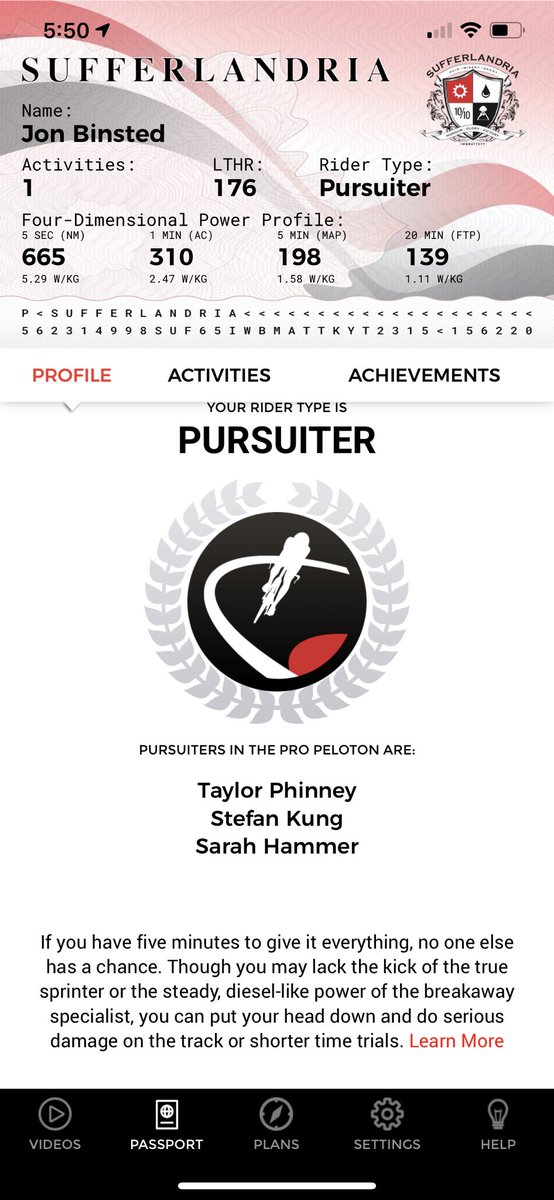 velojonny's tweet photo. Pretty cool to be considered 1% of the type of rider @taylorphinney is. 🤣@TheSufferfest #GotMyWorkCutOutForMe https://t.co/Ewgn1hp2BO
