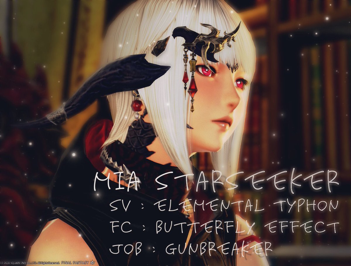 Mia Starseeker Typhon プロフィール写真の加工版 アウラかわいいよアウラ Ff14 本日のアウラ 光のカメラマン 新しいプロフィール画像