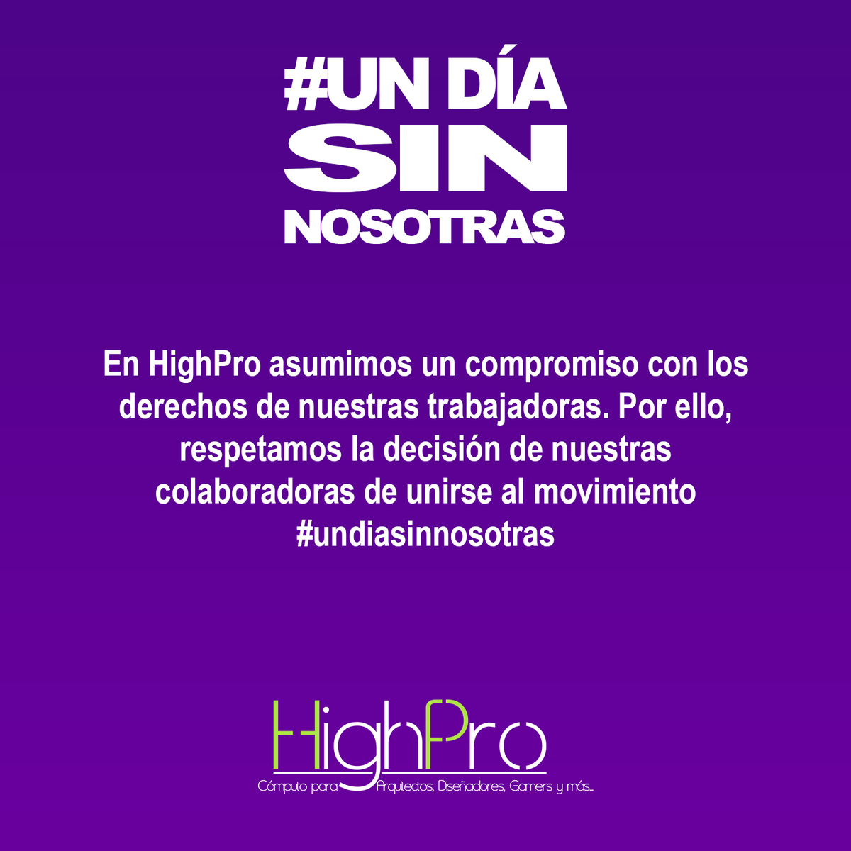 Highpromx's tweet photo. #UnDiaSinMujeres https://t.co/KOJouDJdyZ