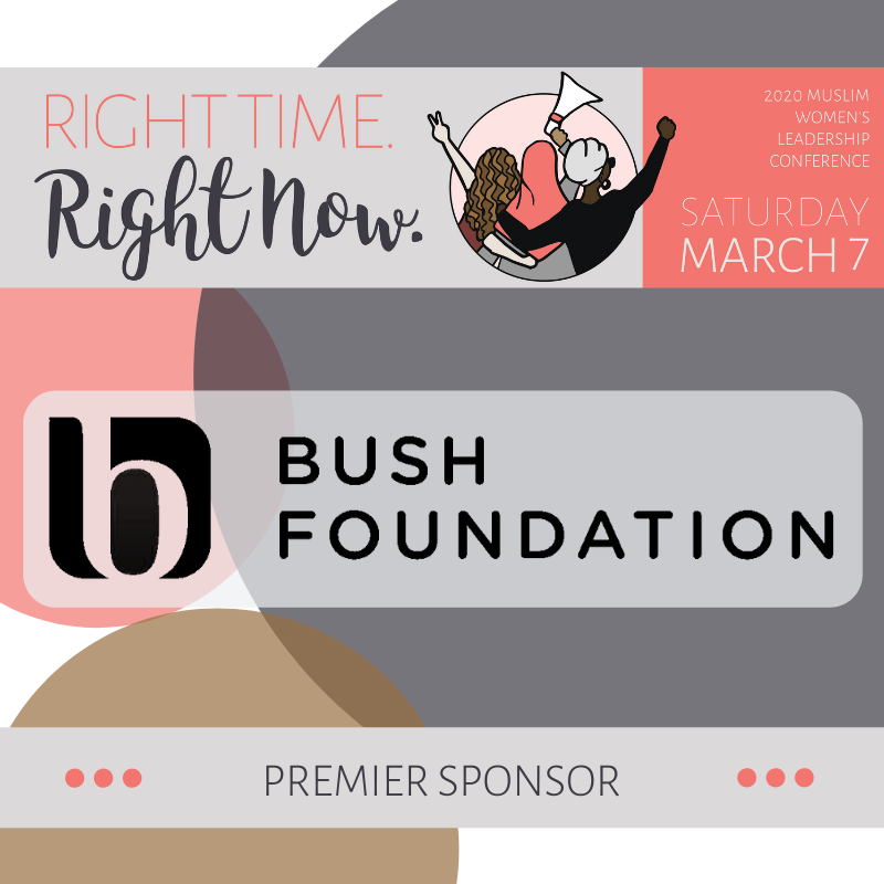 RISEsisterhood's tweet image. THANK YOU to all of our sponsors for the 2020 Muslim Women's Leadership Conference! Because of your generosity, we are able to keep this dynamic conference open and accessible to all Muslim women. 
#RightTimeRightNow