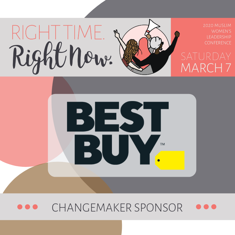 RISEsisterhood's tweet image. THANK YOU to all of our sponsors for the 2020 Muslim Women's Leadership Conference! Because of your generosity, we are able to keep this dynamic conference open and accessible to all Muslim women. 
#RightTimeRightNow