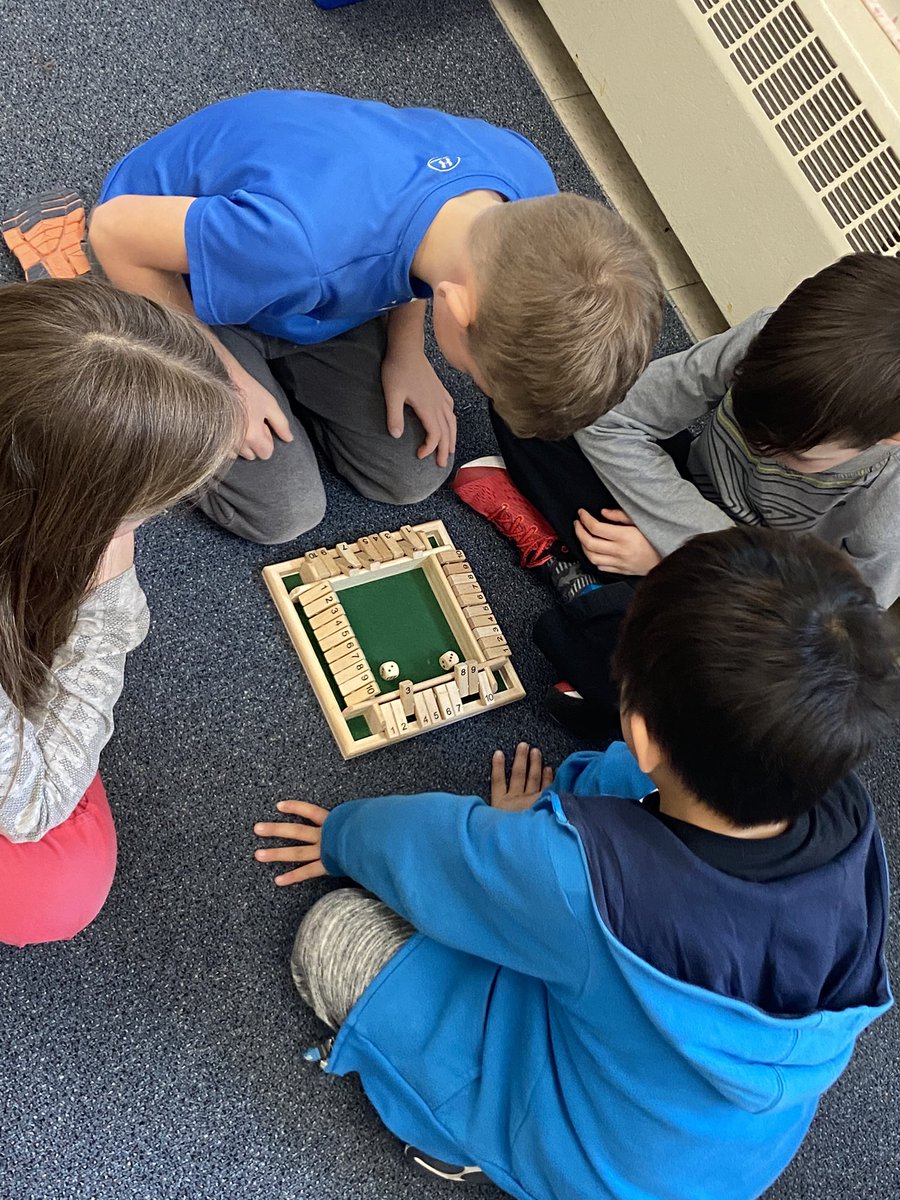 Mrs_Cords's tweet photo. We have been loving the game Shut the Box! So much fun while practicing our addition facts. Thanks to M for the classroom gift! https://t.co/PbabYbtVit