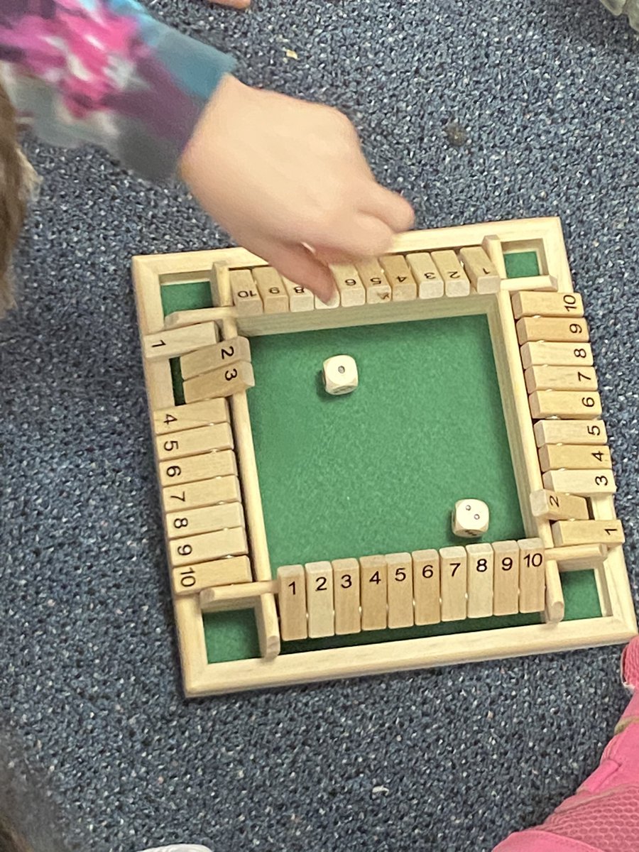 Mrs_Cords's tweet photo. We have been loving the game Shut the Box! So much fun while practicing our addition facts. Thanks to M for the classroom gift! https://t.co/PbabYbtVit