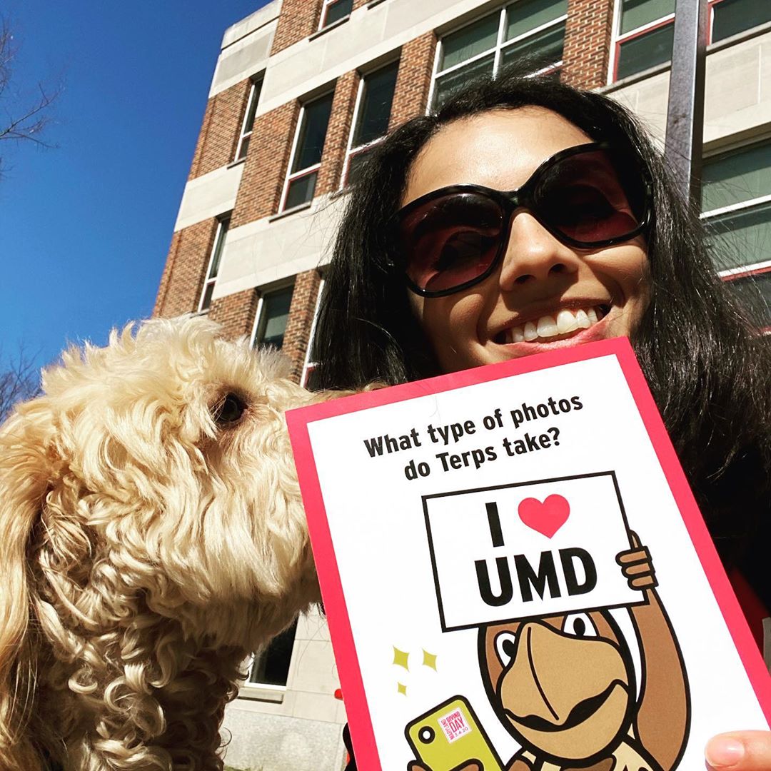 UofMaryland's tweet photo. Terps far and wide are sharing their Maryland pride for #GivingDayUMD! 

Learn how you can support Fearless Terps before midnight: https://t.co/dyG7TEXbrx https://t.co/6e9XHKhXVJ