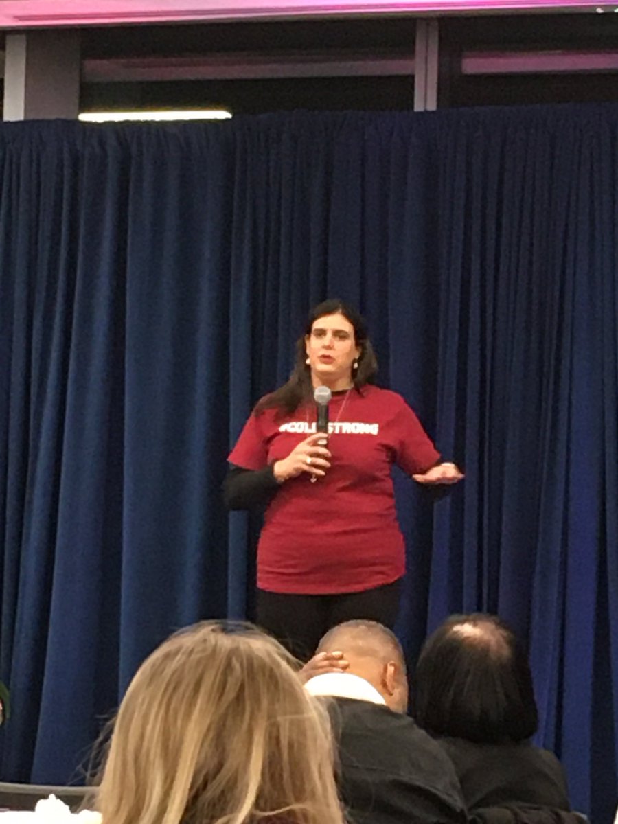 GloriaCRamsey's tweet photo. Vanessa Battista, and the power of a pediatric patient. #CollinStrong https://t.co/jPzcvpbsM1