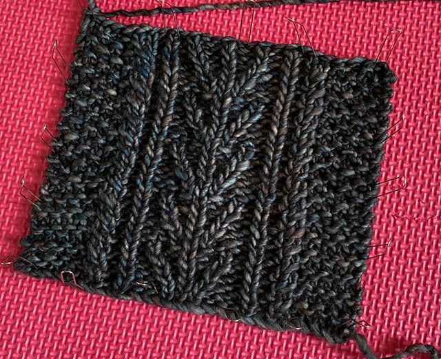 I’ve been avoiding using this skein of Malabrigo Mecha in Persia that’s been hanging out in my stash for years because I was afraid the dark color wouldn’t show texture well. But I worked up a swatch to see if it would work for a Malabrigo March hat desi… ift.tt/3cwt2Sp