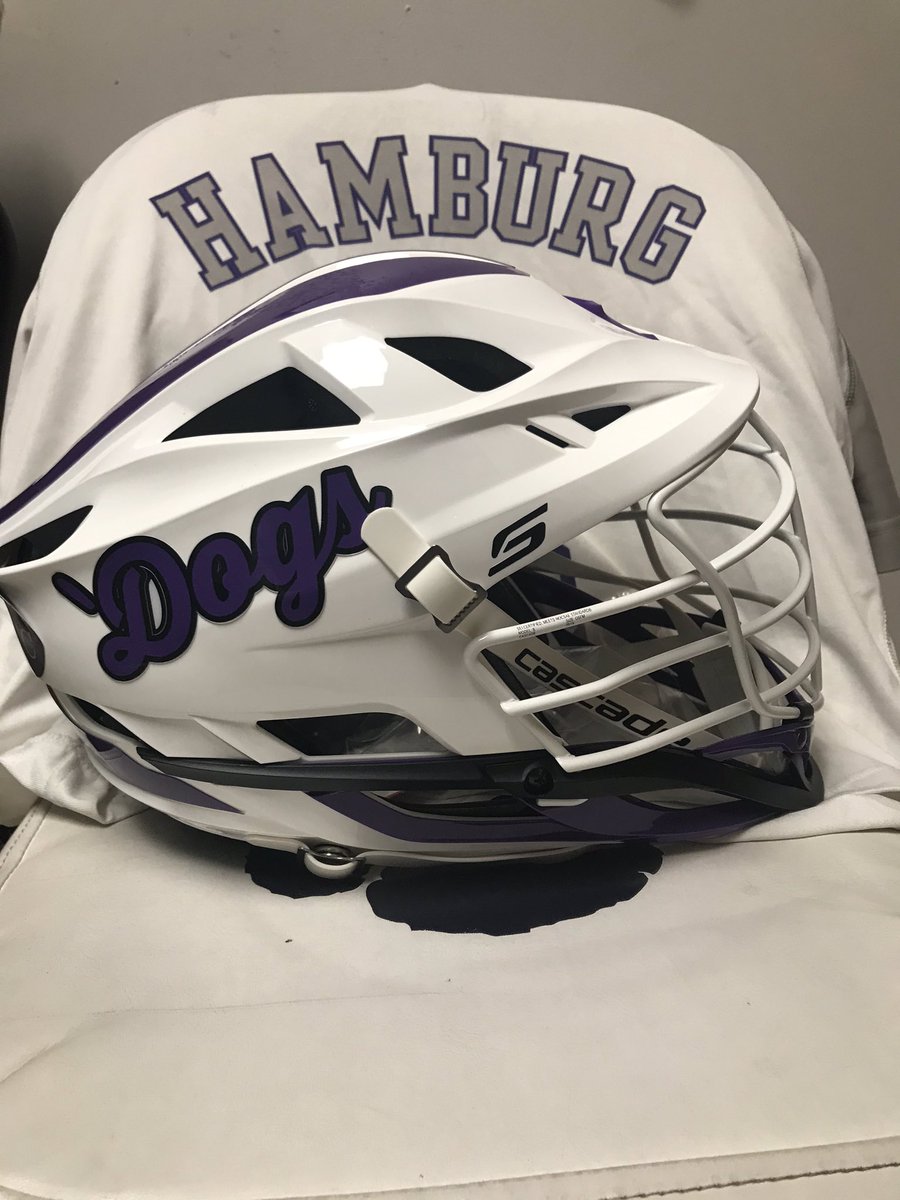 HamburgBLax's tweet photo. Helmets ready to go for Next week!! #GoBulldogs #EVT https://t.co/o7gtZC4QDR