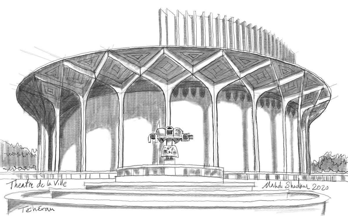 ShadkarArchi's tweet photo. Théâtre de la Ville, Téhéran.
Dessiné par Mahdi Shadkar, 2020
#dessin #architecture #Téhéran #shadkar #mahdi_shadkar https://t.co/I9tqjGkwYQ