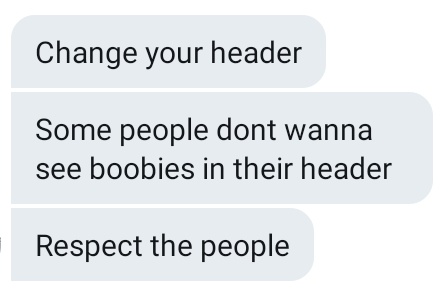 AlolaSlut's tweet photo. DON'T TELL ME WHERE TO SHOW BOOBIES 

HECK I'LL MAKE EM MY PFP

B O O B Y EVERYWHERE https://t.co/DyrdmqFooy