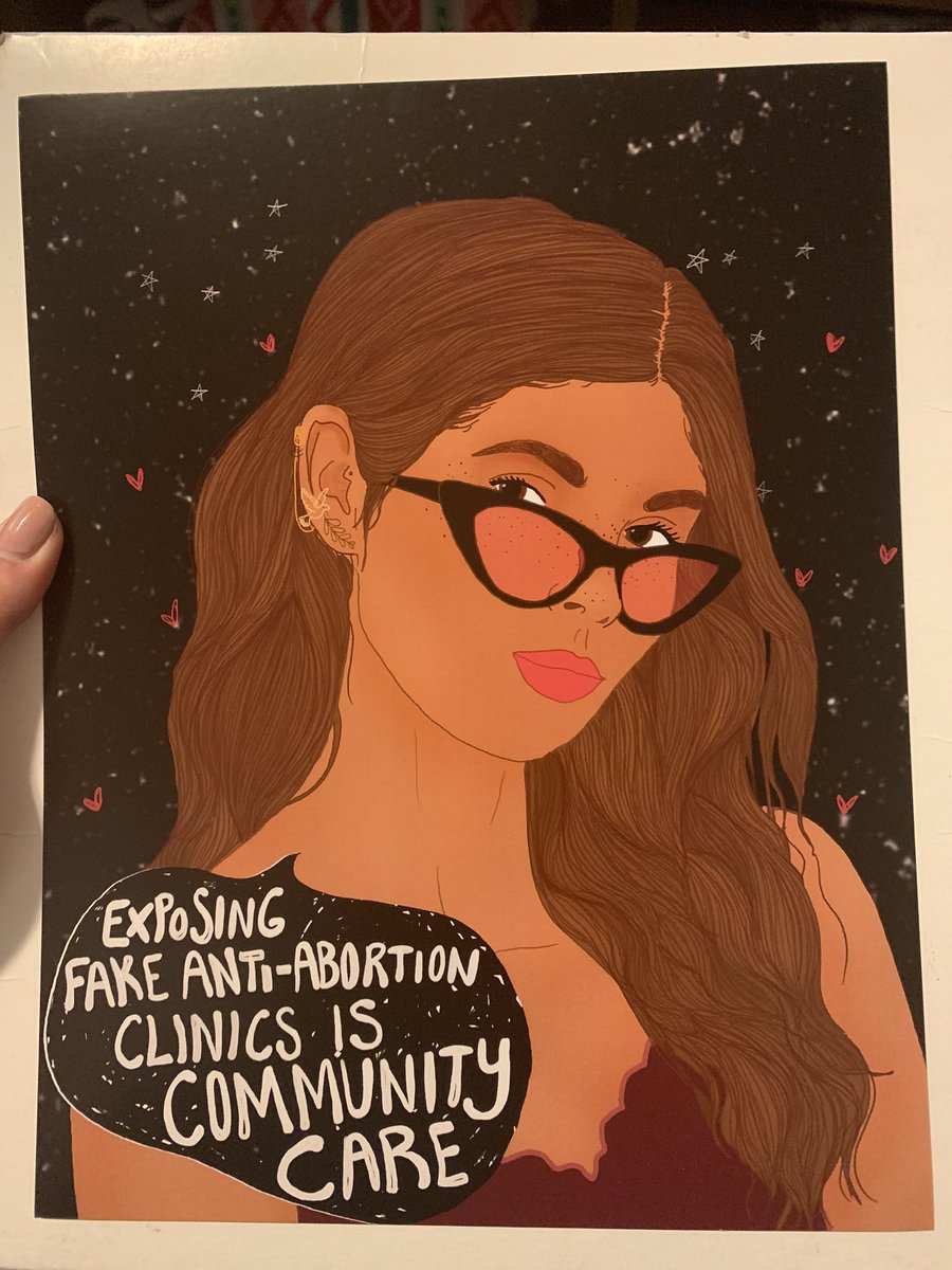 elgus503's tweet photo. This is a tough week for those fighting for repro health, rights &amp; justice, and I couldn’t think of anything better to come home to. Thank you so much @caitlinblunnie for creating beautiful art &amp; these amazing prints! #EndTheLies #ExposeCPCs https://t.co/GNjzj5pptw