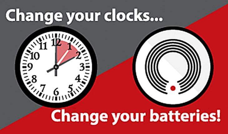 SaanichFire's tweet photo. Clocks will spring forward one hour at 2am on March 8 and the Saanich Fire Department is recommending residents install new batteries in their smoke and carbon monoxide alarms when they change their clocks. Take the time, it can save your life.
sl. https://t.co/mOfrZNb5yj