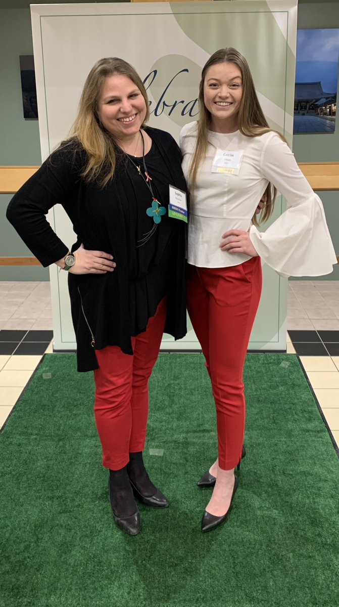 SophiaKoustas's tweet photo. So proud of the winner @Caity_Jillson and our @SNHUalumni finalists @LLAndrews123 Nejra Fazlic Rachel Hagen in the Student Change Agent category at the @nhbsr Awards!! #changeagent #sustainability @SNHUOnCampus @SNHUBusiness https://t.co/30klE3aEvb