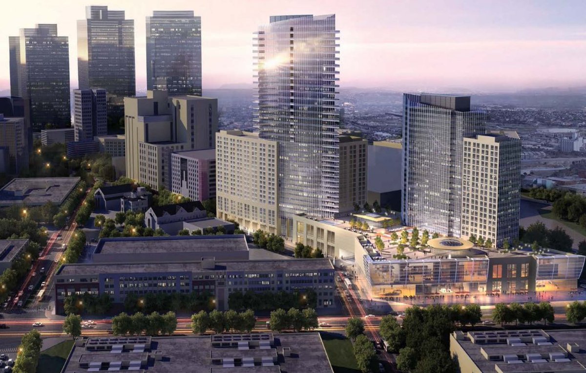 Here is a very preliminary design of the proposed $174 Million, 400 room addition to the Omni Hotel that was shown to the Lancaster TIF board today. The building will also expand the Omni's meeting space by 50,000 sqft. The deadline set by the TIF is Dec 31 2023.