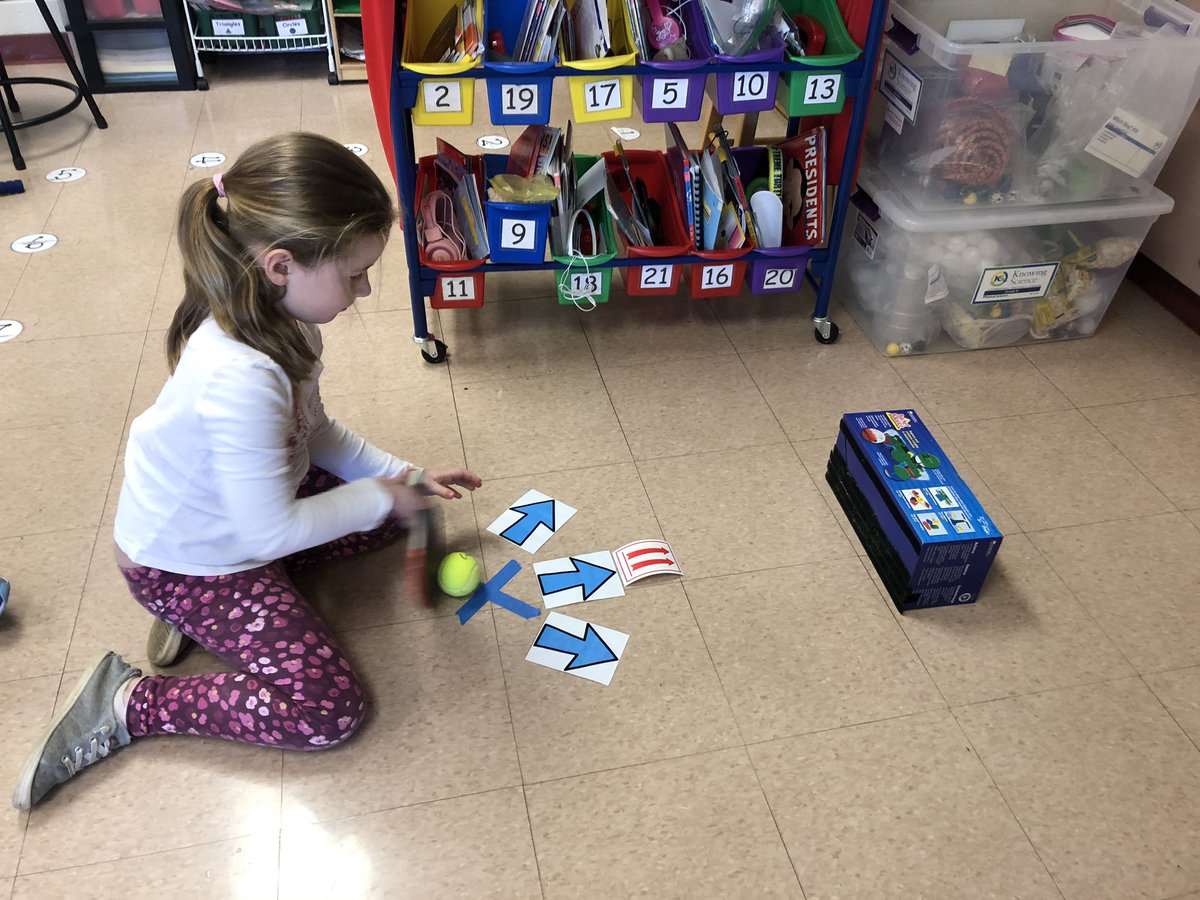 MrsRitterFRSD's tweet photo. Today we discovered if we want to move an object in a certain direction, we should apply a force in the same direction! We also discovered we can change the speed and direction of an object using a push/pull from another object! We were hard at work! https://t.co/wxJ95lPNsZ