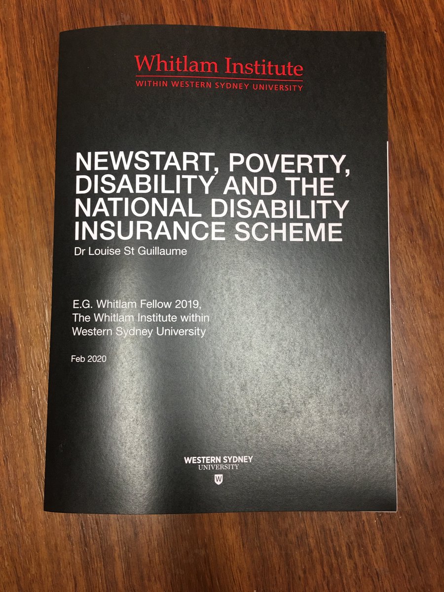 Thanks to <a href="/Whitlam_Inst/">Whitlam Institute</a> and all who participated so pleased to launch our important report on #Newstart, #poverty and #disability cdn.flipsnack.com/widget/v2/flip…