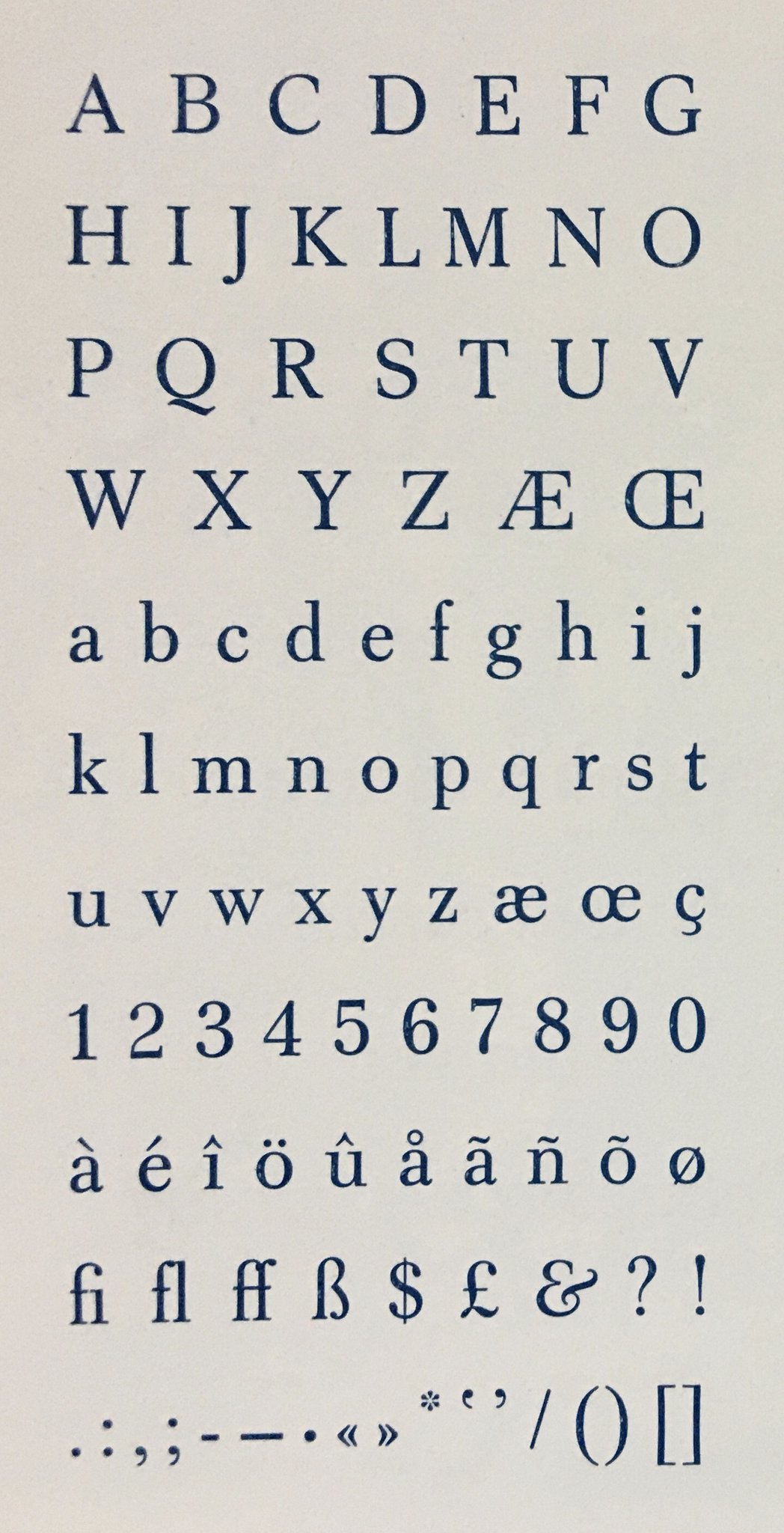 Tiro Typeworks Walter H Mckay S Columbia Type Released By The Amsterdam Type Foundry In The Mid 1950s Was A Commercial Failure And Is Little Regarded And Little Remembered There S A Quietness