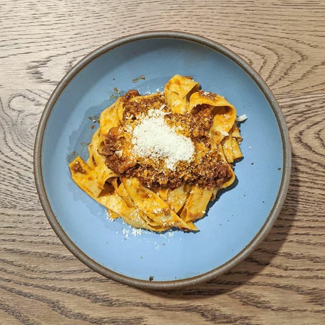 B_Collins131's tweet photo. Been out of the Instagram game for a bit because it turns out babies need a whole bunch of attention. Managed to sneak in this Bolognese a la @frankprisinzano between diapers today though. https://t.co/HRgLrf5EBh https://t.co/EaaLvOFJTv