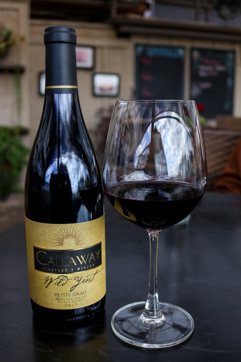 CallawayWinery's tweet image. New Release! Our first vintage made with wild (natural) yeast. #CallawayWinery #PetiteSirah #Complex #FanFavorite #Wine #WineWednesday