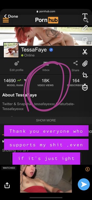 Thank you everyone who supports me https://t.co/4nMHpRGe9a<a href="/tag/staytuned"class="tags"><span>#staytuned</span></a><a href="/tag/pornhub"class="tags"><span>#pornhub</span></a><a href="/tag/retweet"class="tags"><span>#retweet</span></a><a href="/tag/newvideoalert"class="tags"><span>#newvideoalert</span></a><a href="/tag/tessafaye"class="tags"><span>#tessafaye</span></a>
