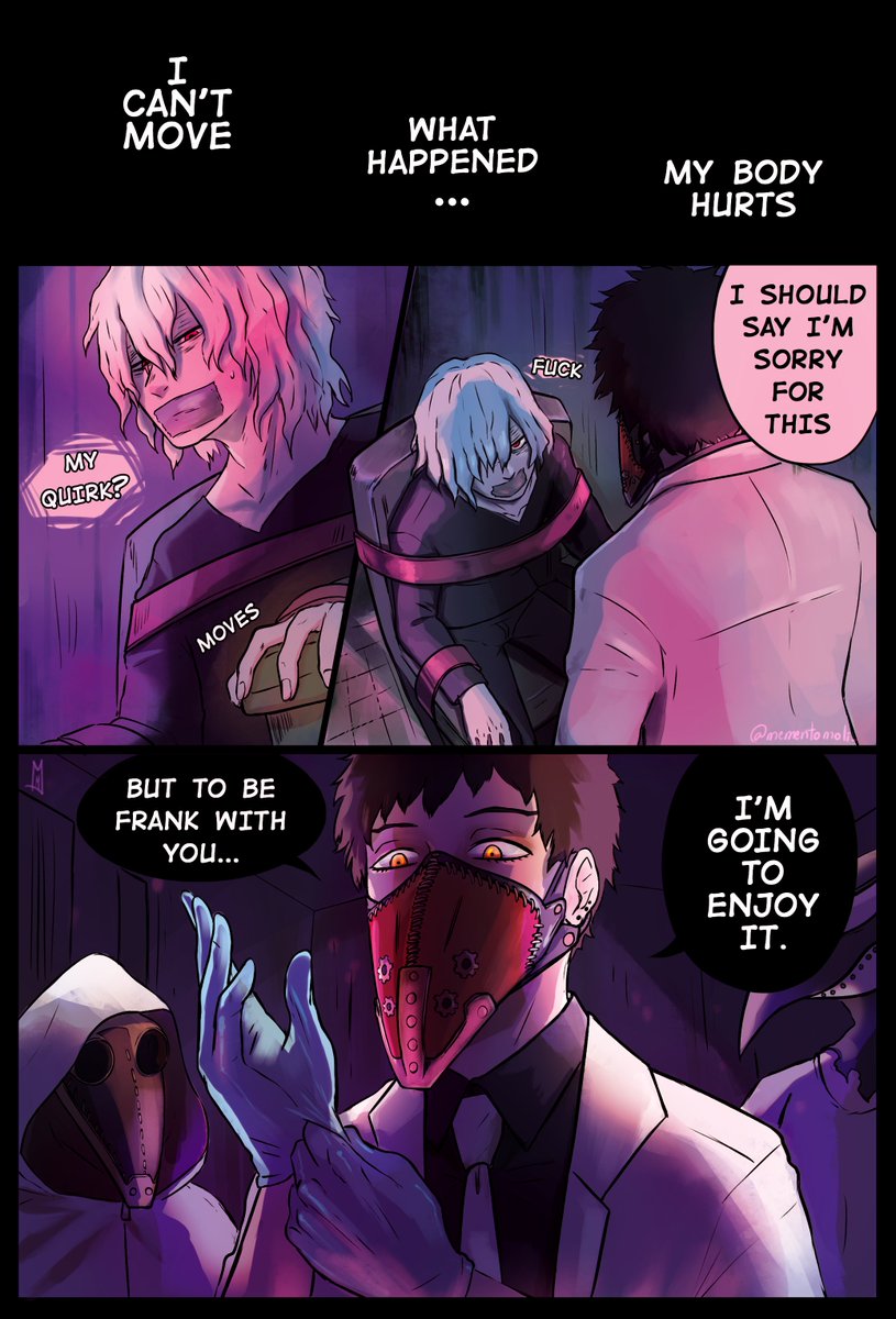 Comic I did for the bnha h*rror zine?‍♂️

// Tw: blood 