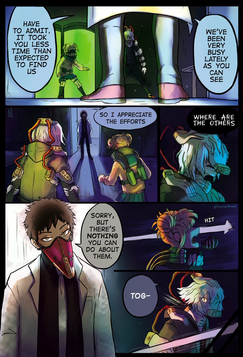 Comic I did for the bnha h*rror zine?‍♂️

// Tw: blood 