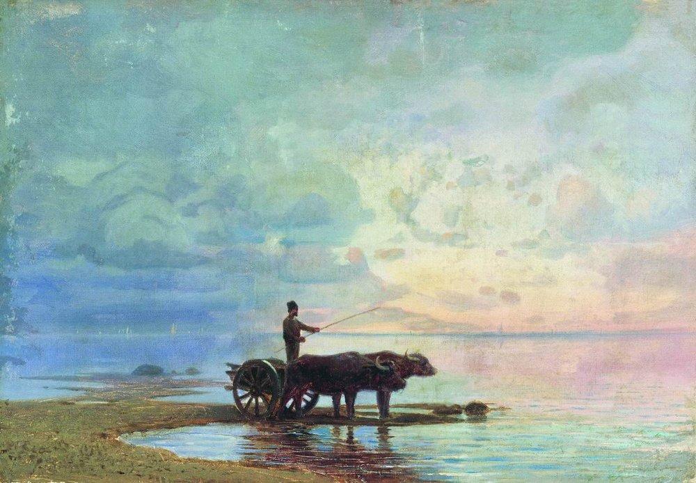 artistvasilyev's tweet photo. On the Beach, 1873 #russianart #vasilyev https://t.co/hMdQtlFSHS