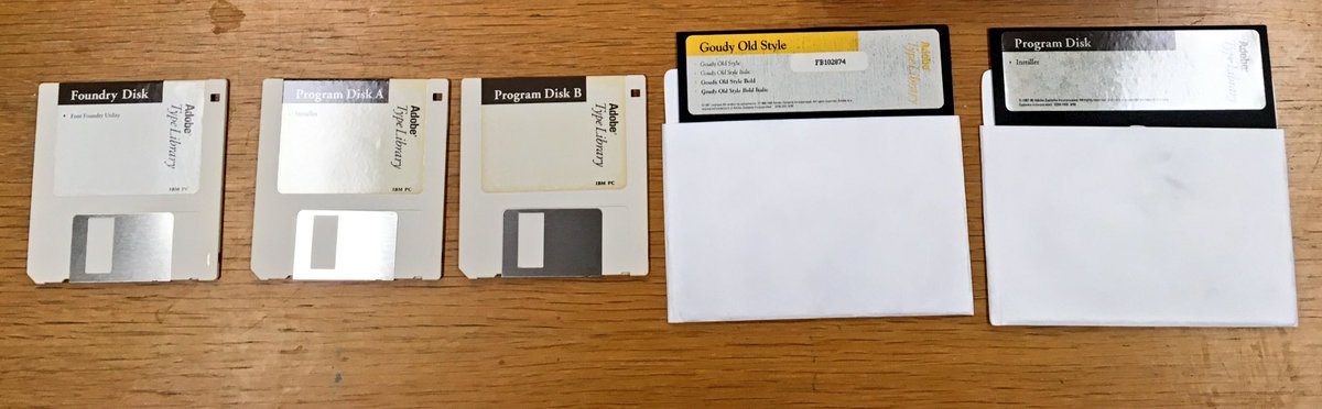 jasminetea's tweet photo. Remember pre-internet when you had to install files from a series of floppy disks in order to use a font? It was also an experience reading about font creation out of the box.
#goudyoldstyle #adobefonts #adobetypelibrary https://t.co/Utf6kW26bm