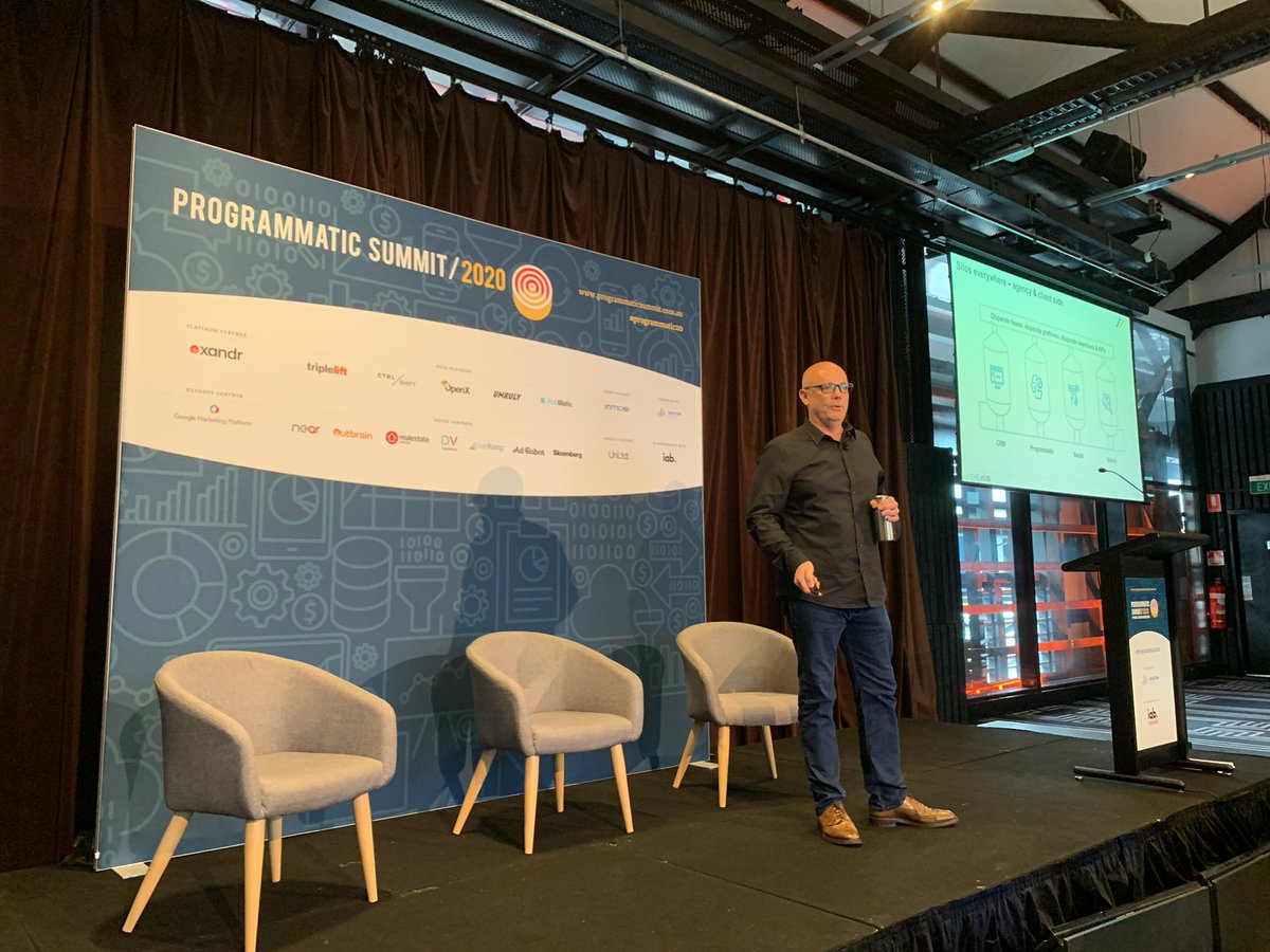 luciditymc's tweet photo. We’re in a goldfish bowl and need to look beyond just programmatic into the broader world @dominicpowers 
#programmatic20 https://t.co/VsBE6Yn2tK