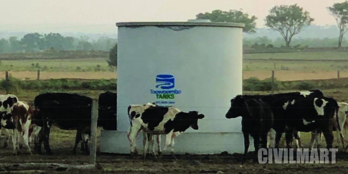 CivilmartGroup's tweet photo. Civilmart Toowoomba Tanks Cup &amp; Saucer or Tank &amp; Trough Combination is perfect for larger rural properties requiring large volumes of water for livestock. 

See our rural range at https://t.co/t76RrZtgRi https://t.co/RkXT2OnXll