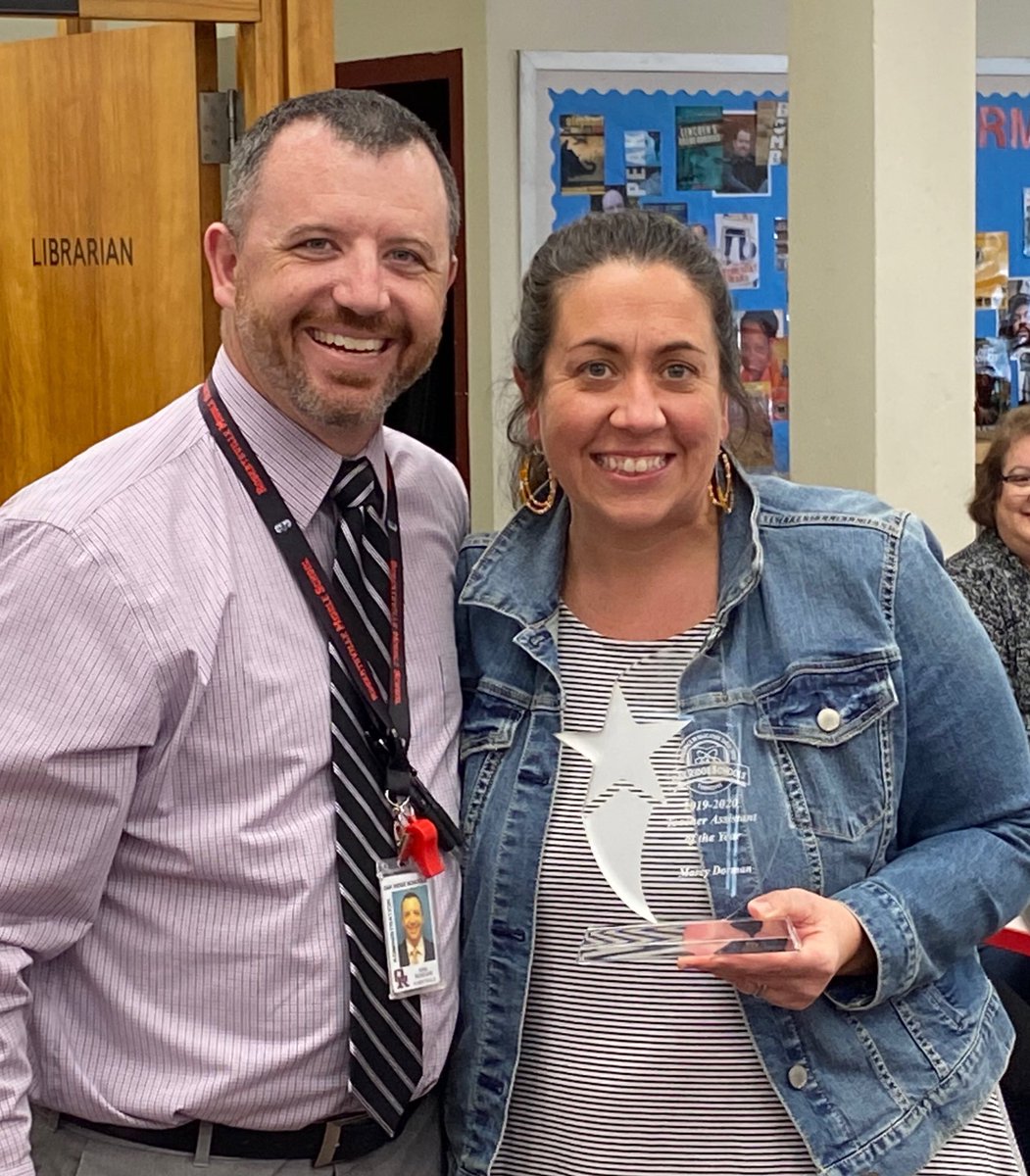 RMSortn's tweet photo. A huge congratulations to our very own Marcy Dorman for being name @ORSchools Teacher Assistant of the Year! Very deserving! #ClimbtheMountain https://t.co/NqH7ZTYkeK